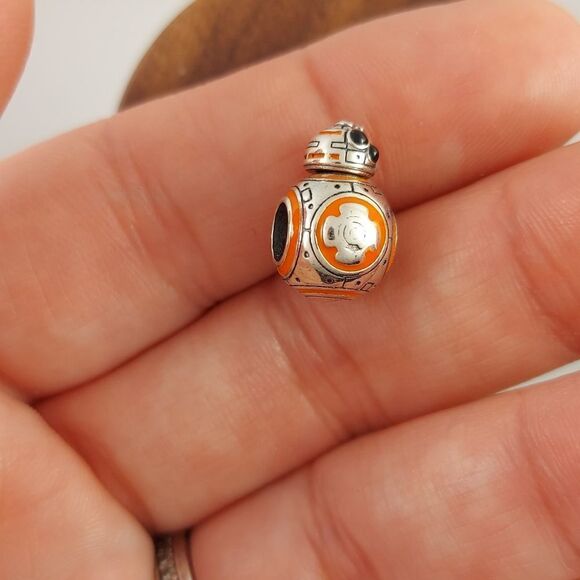 925 Silver BB-8 Star Wars Charm - Picture 6 of 6